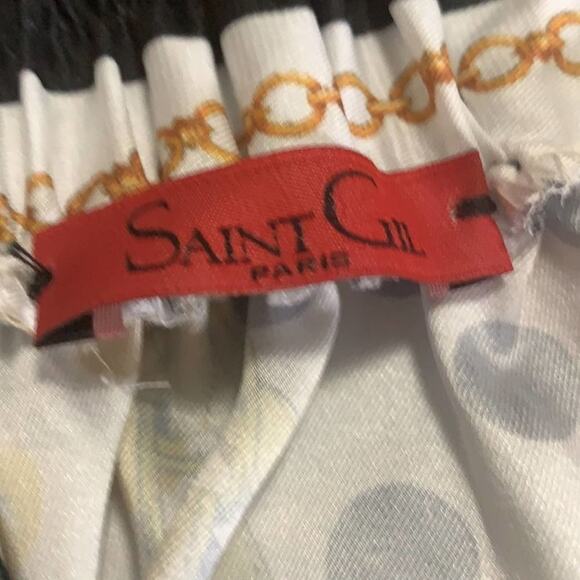 NWT SAINT GIL PARIS ELASTIC WAIST SKIRT‎ SIZE S - Picture 3 of 6